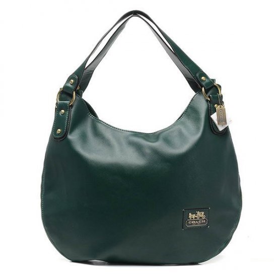 Coach City Logo Large Green Hobo BWD  Coach City Logo Large Green Hobo BWD